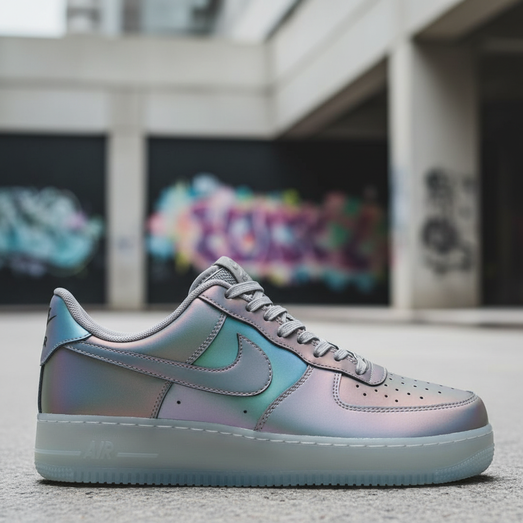 Nike Air Force 1 Iridescent Anthracite/Anthracite-Stealth