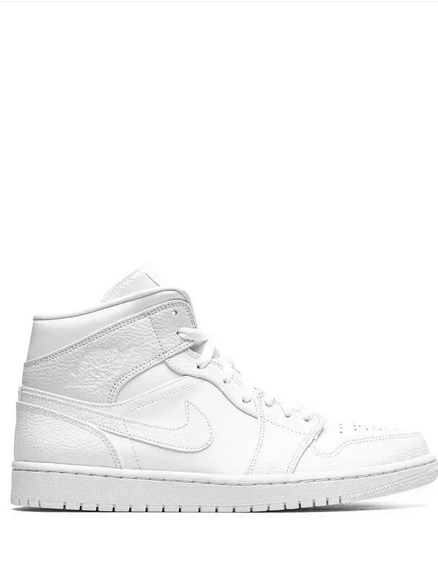 Air Jordan 1 Mid “Triple White''